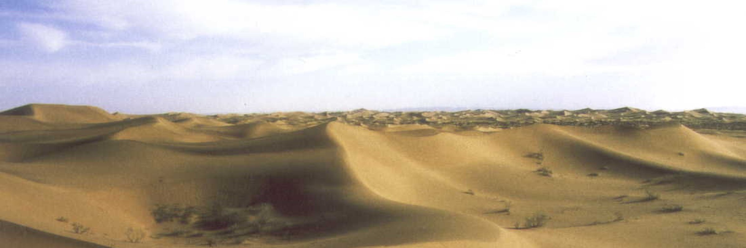Wüstenlandschaft entlang der Seidenstraße